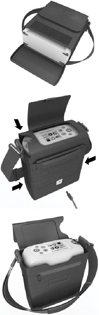 Inogen - One G5 - Bolsa de transporte (CA-500) Paso 1 Bolsa de transporte (CA-500) Paso 1