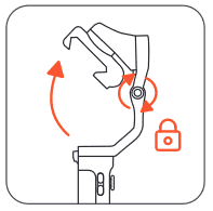 Hohem - iSTEADY V2 - ¿Cómo montar y equilibrar el teléfono móvil en el gimbal? Paso 2 ¿Cómo montar y equilibrar el teléfono móvil en el gimbal? Paso 2
