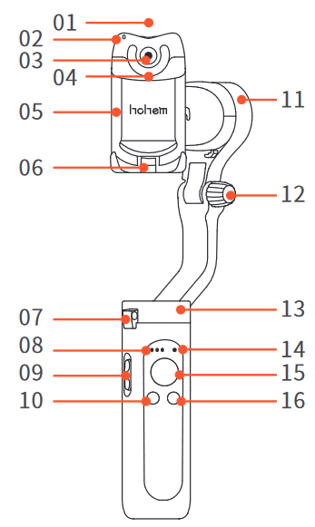 Hohem - iSTEADY V2 - Descripción general de iSteady V2 Paso 1 Descripción general de iSteady V2 Paso 1