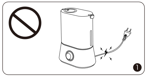 TaoTronics - TT-AH024 - ANTES DE USAR EL HUMIDIFICADOR PASO 1 ANTES DE USAR EL HUMIDIFICADOR PASO 1