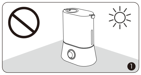 TaoTronics - TT-AH024 - ANTES DE USAR EL HUMIDIFICADOR PASO 5 ANTES DE USAR EL HUMIDIFICADOR PASO 5