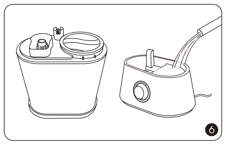 TaoTronics - TT-AH024 - LIMPIEZA Y MANTENIMIENTO - Instrucciones para la Eliminación de la Cal Paso 6 LIMPIEZA Y MANTENIMIENTO - Instrucciones para la Eliminación de la Cal Paso 6