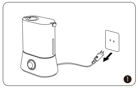 TaoTronics - TT-AH024 - LIMPIEZA Y MANTENIMIENTO - Instrucciones para la Eliminación de la Cal Paso 1 LIMPIEZA Y MANTENIMIENTO - Instrucciones para la Eliminación de la Cal Paso 1