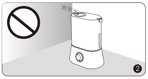 TaoTronics - TT-AH024 - CUANDO USE EL HUMIDIFICADOR PASO 2 CUANDO USE EL HUMIDIFICADOR PASO 2