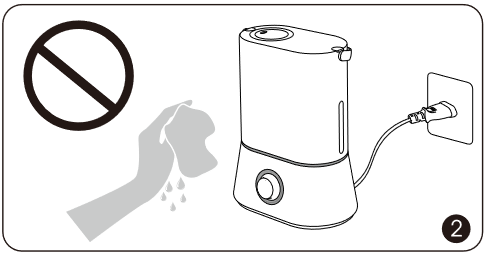 TaoTronics - TT-AH024 - CUANDO USE EL HUMIDIFICADOR PASO 4 CUANDO USE EL HUMIDIFICADOR PASO 4