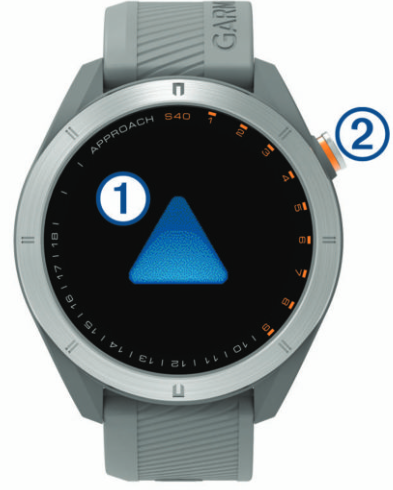 Garmin - APPROACH S40 - Descripción general del dispositivo Descripción general del dispositivo
