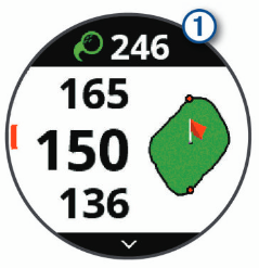 Garmin - APPROACH S40 - Jugando al golf - Medición de un golpe con la función Garmin AutoShot™ Jugando al golf - Medición de un golpe con la función Garmin AutoShot™