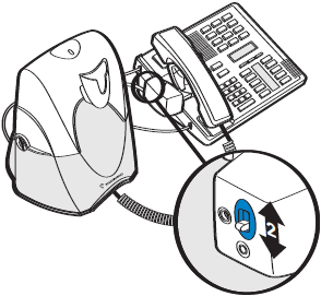 Plantronics - CS55 - Con elevador de microteléfono (opcional) Paso 2 Con elevador de microteléfono (opcional) Paso 2