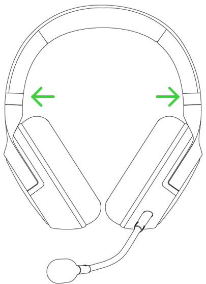 Razer - KAIRA PRO - Ajuste de la diadema Ajuste de la diadema