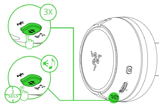 Razer - KAIRA PRO - Activar el modo de juego Paso 1 Activar el modo de juego Paso 1