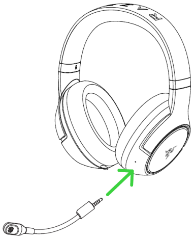 Razer - KAIRA PRO - Uso del micrófono Paso 1 Uso del micrófono Paso 1