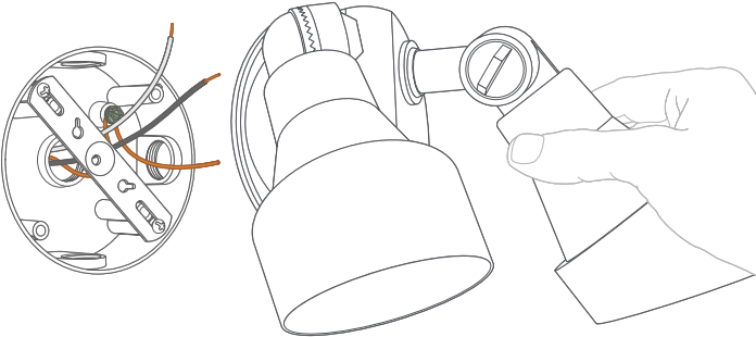 Ring - Floodlight Cam Wired Pro - Retire el reflector existente Paso 1 Retire el reflector existente Paso 1