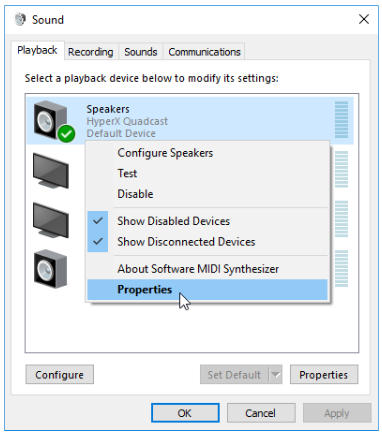 HYPERX - QuadCast HX-MICQC-BK - Control de la Monitorización del Micrófono en PC Paso 1 Control de la Monitorización del Micrófono en PC Paso 1