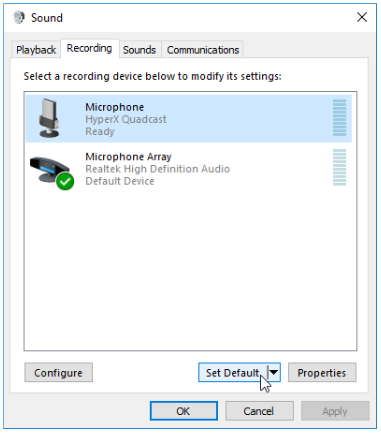 HYPERX - QuadCast HX-MICQC-BK - Uso con Windows Paso 3 Uso con Windows Paso 3