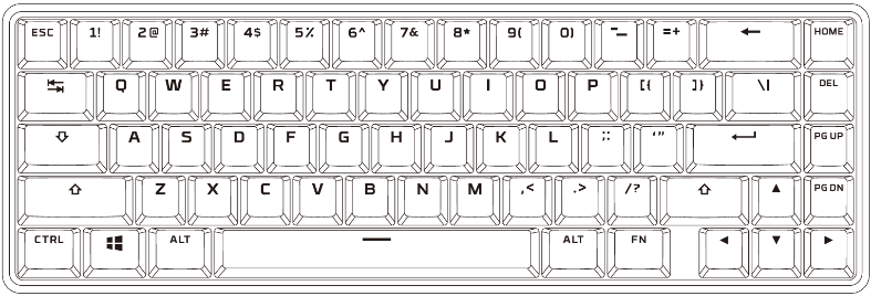 HyperX - Alloy Origins 65 - Teclado mecánico para juegos HyperX Alloy Origins 65 Teclado mecánico para juegos HyperX Alloy Origins 65