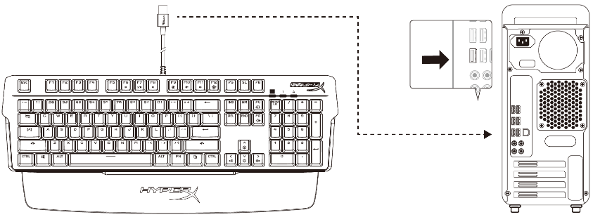 HyperX - Alloy MKW100 - Instalación Instalación