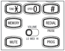 VTech - CD1113 - Handset volume (Volumen del auricular) Handset volume (Volumen del auricular)