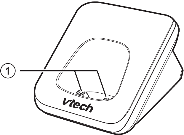 VTech - CS6719 - Descripción general del cargador Descripción general del cargador