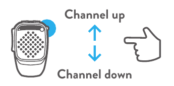 MIDLAND - DUALMIKE - CBTalk - cambio de canal CBTalk - cambio de canal