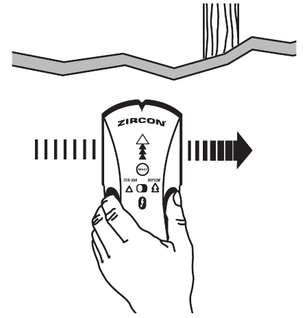 Zircon - StudSensor e40 - ENCONTRAR UN MONTANTE - Paso 1 ENCONTRAR UN MONTANTE - Paso 1