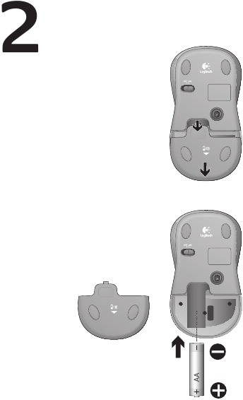 Logitech - M310 - Instalación - Paso 2 Instalación - Paso 2