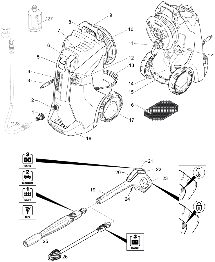 Kärcher - K7 - Descripción del aparato Descripción del aparato