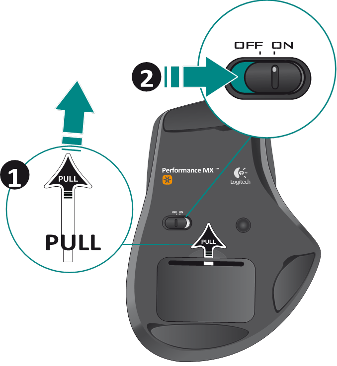 Logitech - Performance Mouse MX - Instrucciones - Paso 1 Instrucciones - Paso 1