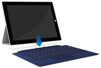 Microsoft - Surface Pro - Conectar la Type Cover Conectar la Type Cover