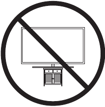 Precaución al usar la TV