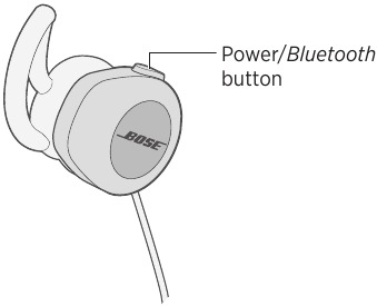 Bose - Soundsport - Emparejamiento de su dispositivo móvil - Paso 1 Emparejamiento de su dispositivo móvil - Paso 1