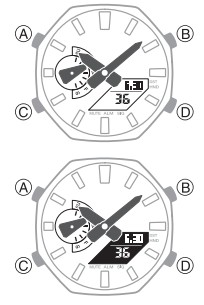 Botones del reloj Ilustración de los botones del reloj
