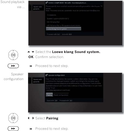 Loewe - klang 5 Subwoofer - Conexión del subwoofer Loewe klang 5 a través de Loewe klang link Conexión del subwoofer Loewe klang 5 a través de Loewe klang link