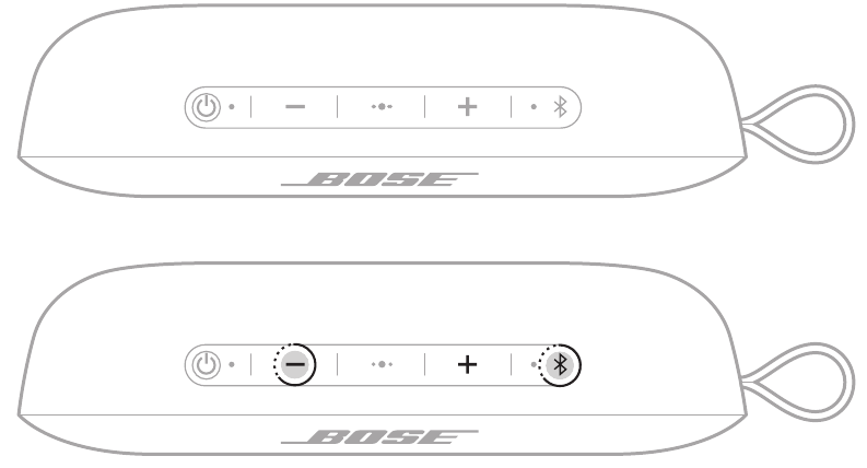 Bose - SoundLink Flex - EMPAREJAR DOS ALTAVOCES BLUETOOTH DE BOSE MANUALMENTE - Paso 2 EMPAREJAR DOS ALTAVOCES BLUETOOTH DE BOSE MANUALMENTE - Paso 2
