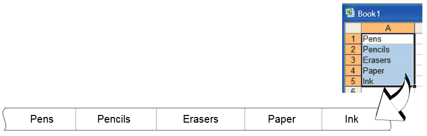 Dymo - LabelManager PCII - Para imprimir rápidamente varias etiquetas desde Microsoft Excel Para imprimir rápidamente varias etiquetas desde Microsoft Excel