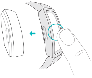 Fitbit - Ace 2 - Quitar una correa Quitar una correa