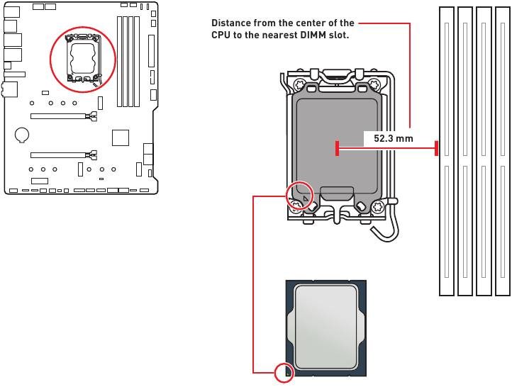 MSI - MAG B660 TOMAHAWK WIFI - Zócalo de la CPU Zócalo de la CPU