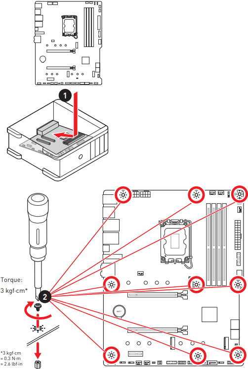 MSI - MAG B660 TOMAHAWK WIFI - Instalación de la placa base Instalación de la placa base