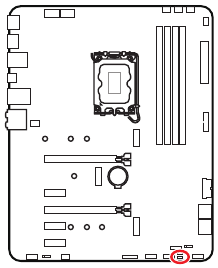 Jumper para borrar CMOS