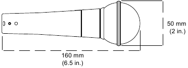 Shure - BETA58A - Dimensiones Dimensiones