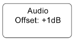 Ajuste de los niveles de audio con offset
