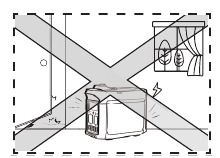 No usar en interiores y mantener alejado de puertas, ventanas y rejillas de ventilación