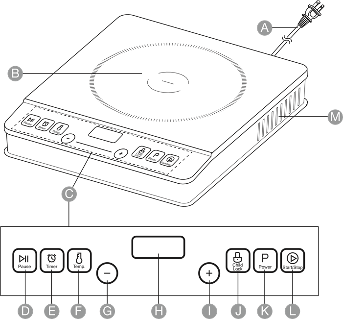 Amazon basics - B07S2628R9 - PIEZAS Y CARACTERÍSTICAS PIEZAS Y CARACTERÍSTICAS