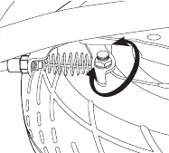 Tuerca del cable del freno