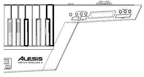Alesis - Vortex Wireless 2 - Restauración de la configuración predeterminada Restauración de la configuración predeterminada