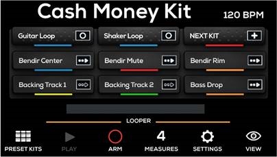 Alesis - Strike Multipad - Vista de Looper Vista de Looper