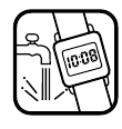 Reloj resistente al agua (3 bares)