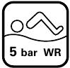 Resistencia al agua 5 bar