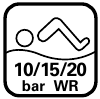 Resistencia al agua 10 bar