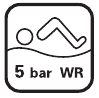 Resistencia al agua (5 bares)