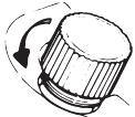 Corona desenroscada